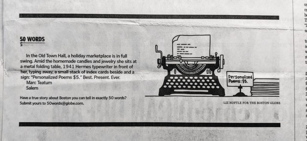 50 Words from the Boston Glob